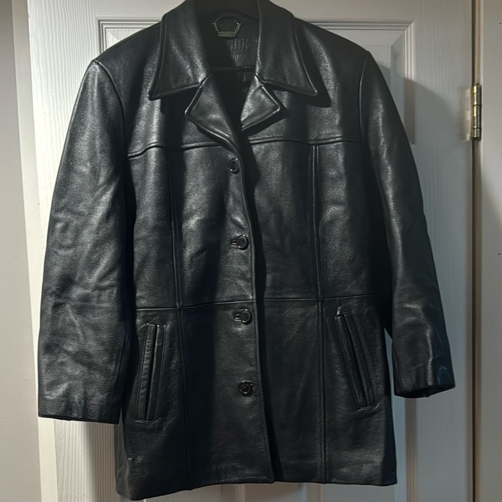 Danier Black Leather Jacket